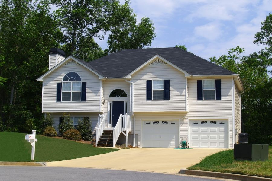 Exterior of large home