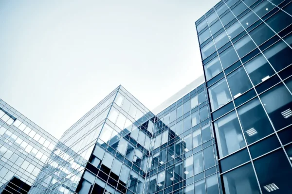 Closeup of a commercial building in Jacksonville FL