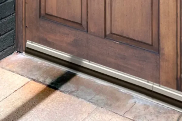 Flexi Armour door sweep installed on a residential front door in Jacksonville, FL